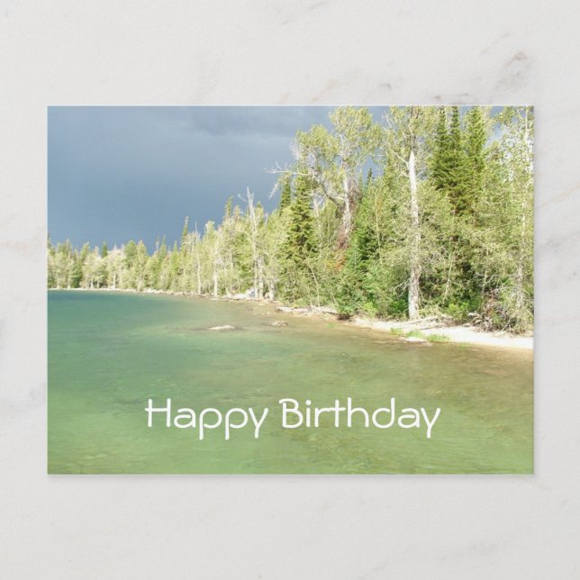 Carte Postale Joyeux anniversaire, Grand Teton National Park (Devant)