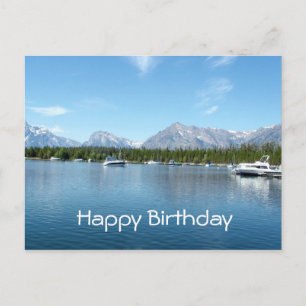 Carte Postale Joyeux anniversaire, Grand Teton National Park
