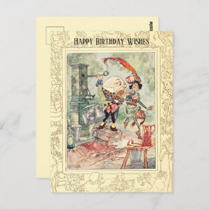Carte Postale Joyeux anniversaire Humpty Classic Nursery Rhymes