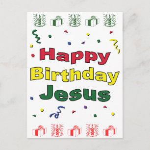 Carte Postale Joyeux anniversaire Jésus
