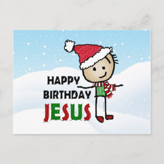 Carte Postale Joyeux anniversaire Jésus