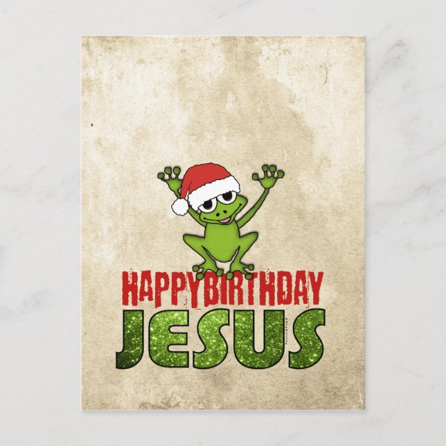 Carte Postale Joyeux anniversaire Jésus (Devant)