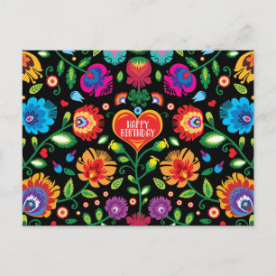 Carte Postale 😍 Joyeux anniversaire personnalisable folklore ca