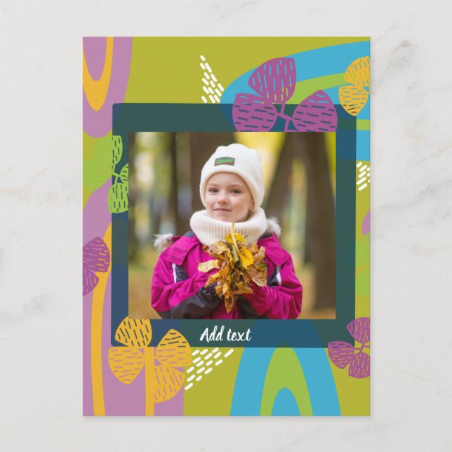 Carte Postale Joyeux anniversaire personnalisé photo tout-petit  (Devant)