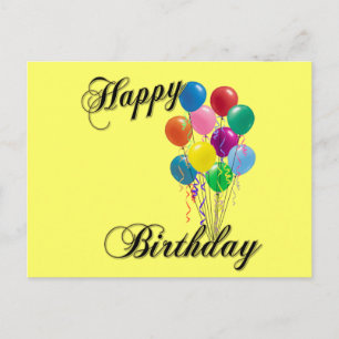 Carte Postale Joyeux anniversaire - Personnaliser