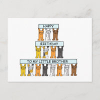 Joyeux Anniversaire Petit Frère Cute Cats.