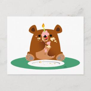 Carte Postale Joyeux anniversaire, petit ours ! !