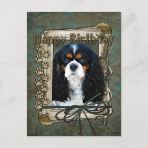 Carte Postale Joyeux Anniversaire - Pierres de pierre - Cavalier