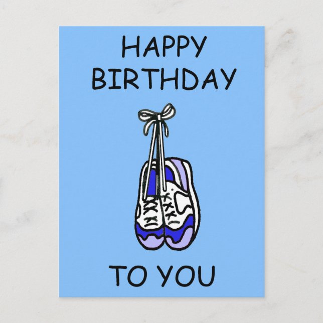 Carte Postale Joyeux anniversaire pour les entraîneurs bleus de  (Devant)