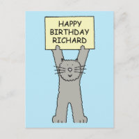 Joyeux anniversaire Richard Cartoon Chat