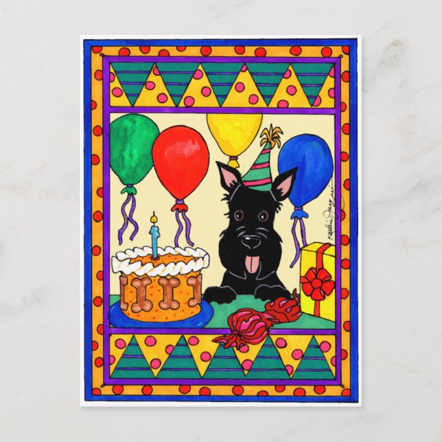 Carte Postale Joyeux anniversaire Scot (Devant)