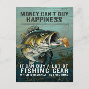 Carte Postale Joyeux appétit de pêche