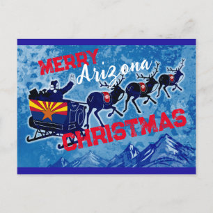 Carte postale Joyeux Arizona Christmas