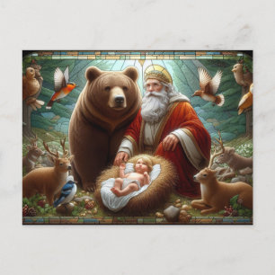 Carte Postale Joyeux bébé Jésus