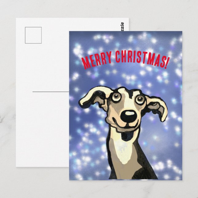 Carte postale Joyeux cadeau de Noël (Devant / Derrière)