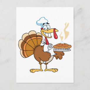 Carte Postale Joyeux Chef Turc À La Tarte