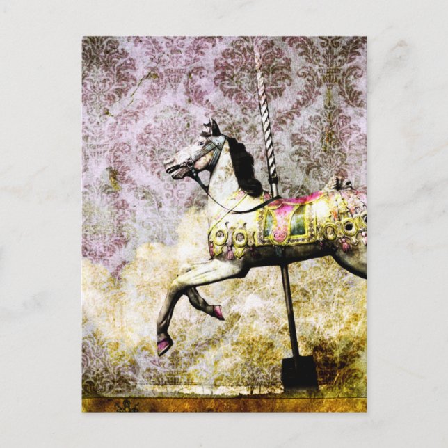 Carte postale Joyeux Cheval (Devant)