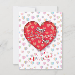 Carte Postale Joyeux Conception de la Fête des mères