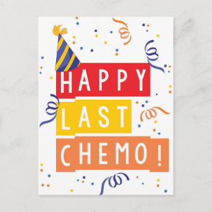 Carte Postale Joyeux dernier Chemo !