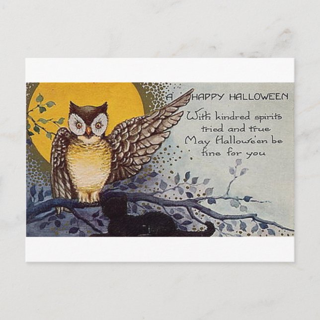 Carte Postale Joyeux esprit d'Halloween (Devant)