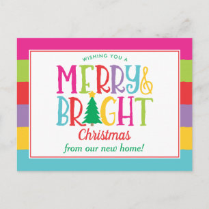 Carte Postale Joyeux et brillant couleur Christ Moving Faire-par