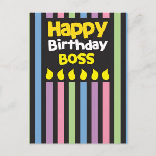 Carte Postale Joyeux garçon d'anniversaire !