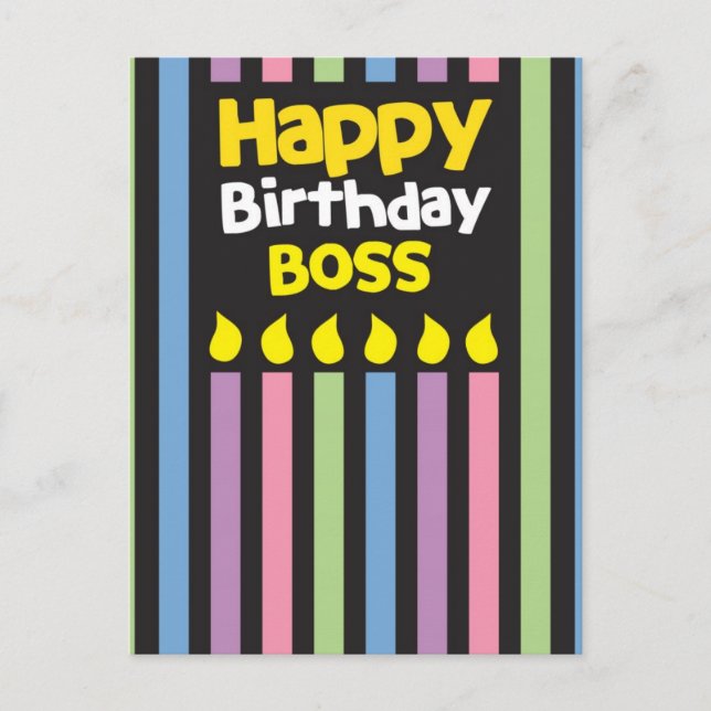 Carte Postale Joyeux garçon d'anniversaire ! (Devant)
