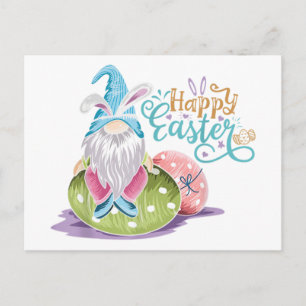 Carte Postale Joyeux Gnome de Pâques