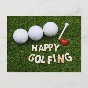 Carte Postale Joyeux golf