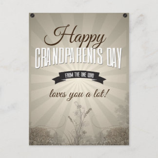 Carte Postale Joyeux Grandparents