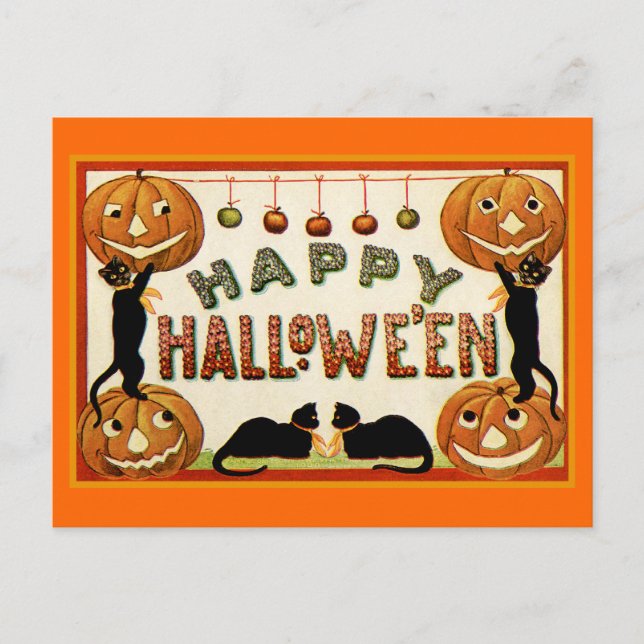 Carte Postale Joyeux Halloween (Devant)
