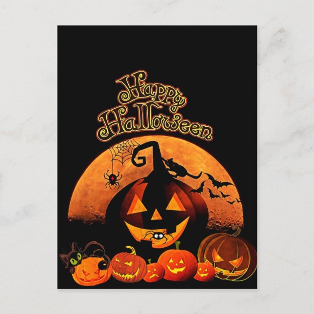 Carte Postale Joyeux Halloween (Devant)