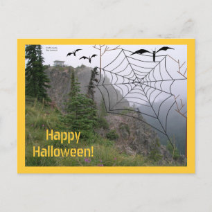 Carte Postale Joyeux Halloween, Coffin Butte Fire Lookout