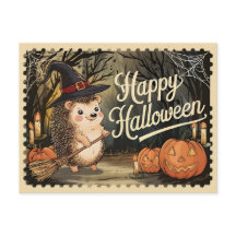 Joyeux Halloween Cute Hedgehog