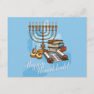 Carte Postale Joyeux Hanouka