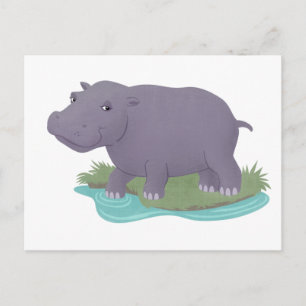 Carte Postale Joyeux Hippo