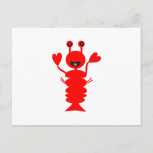 Carte Postale Joyeux homard