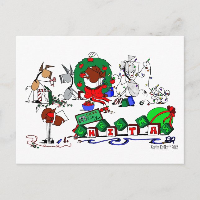 Carte postale Joyeux Horse Farms (Devant)
