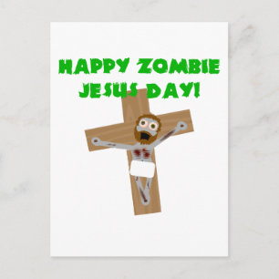 Carte Postale Joyeux Jour de Jésus Zombie