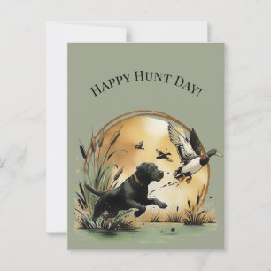 Carte Postale Joyeux Jour de la Chasse !