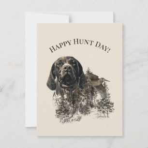 Carte Postale Joyeux Jour de la Chasse !