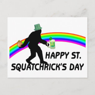 Carte Postale Joyeux Jour des Squatchricks de St