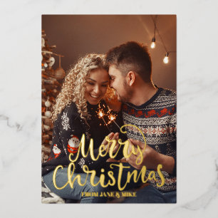 Carte postale Joyeux Joyeux Script