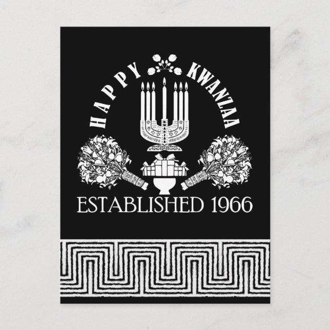 Carte Postale Joyeux Kwanzaa (Devant)