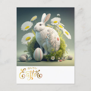 Carte Postale Joyeux Lapin de Pâques