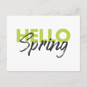 Carte Postale Joyeux, moderne, amusant, design dynamique Hello S