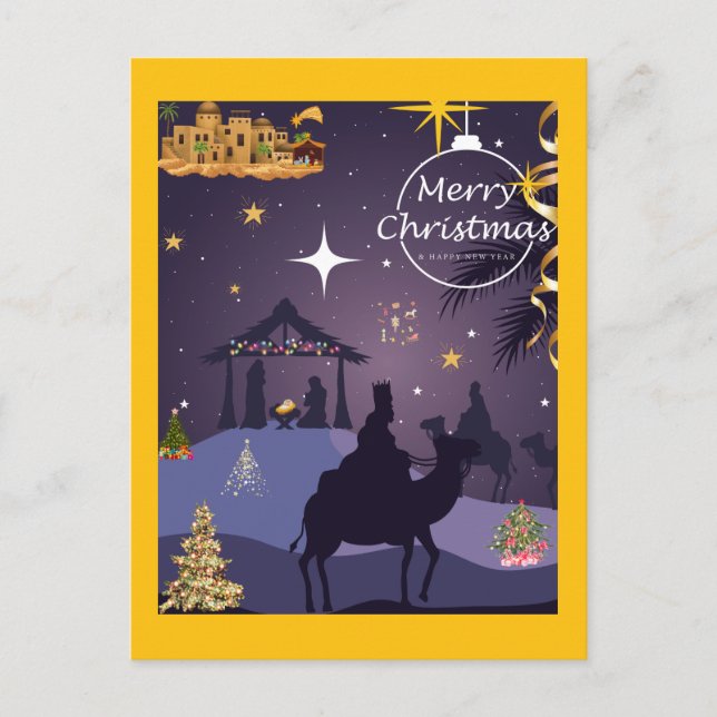 Carte Postale Joyeux Noël. (Devant)