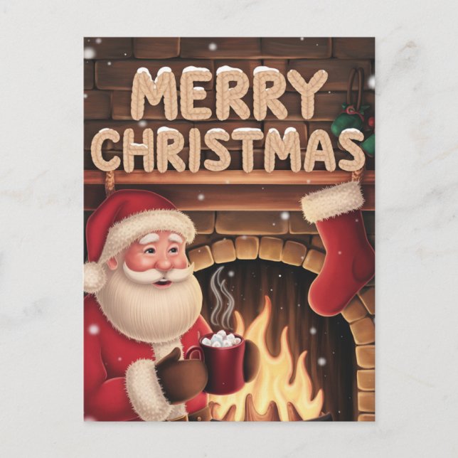 Carte Postale joyeux noël (Devant)