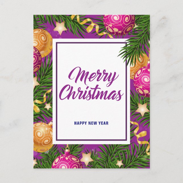 Carte Postale Joyeux Noël (Devant)