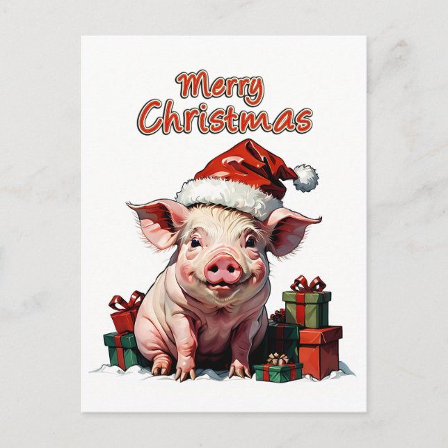 Carte Postale joyeux noël (Devant)